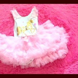 Pink unicorn dress